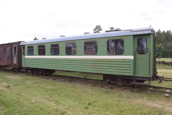 Talitsy ヤロスラヴリ地域 ペレスラヴリ地区 ロシア 2009 ペレスラヴリ鉄道博物館 ロシア語 Kukushka のカッコウは 小さな蒸気機関車または鉄道狭いゲージの鉄道 — ストック写真