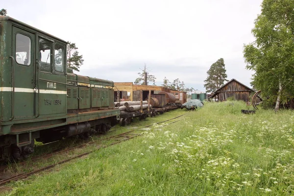 Talitsy Dorf Gebiet Jaroslawl Bezirk Pereslawl Russland Juni 2009 Eisenbahnmuseum — Stockfoto