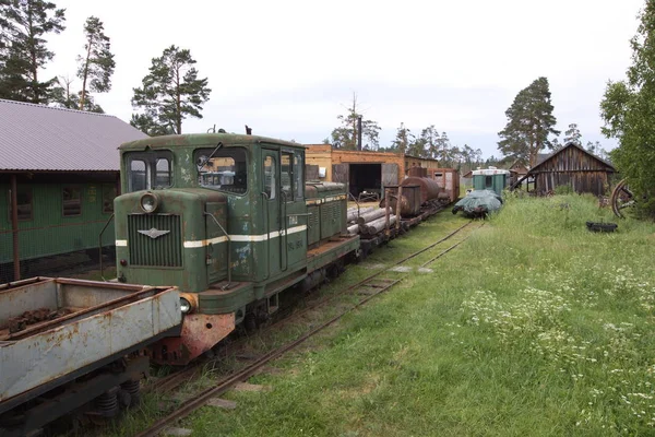 Talitsy Dorf Gebiet Jaroslawl Bezirk Pereslawl Russland Juni 2009 Eisenbahnmuseum — Stockfoto