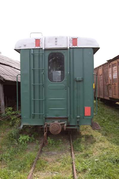 Talitsy ヤロスラヴリ地域 ペレスラヴリ地区 ロシア 2009 ペレスラヴリ鉄道博物館 ロシア語 Kukushka のカッコウは 小さな蒸気機関車または鉄道狭いゲージの鉄道 — ストック写真