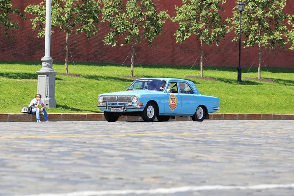 Agosto 2015 Gum Autoralli Gorkyclassic Este Rallye Clásico Más Masivo — Foto de Stock