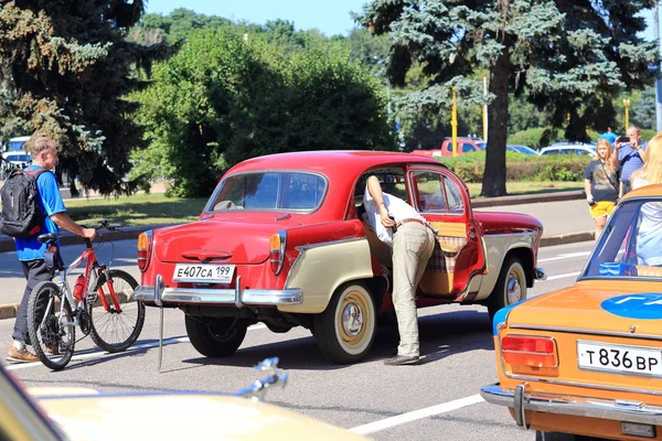 Lug 2014 Gum Autoralli Gorkyclassic Questo Raduno Classico Più Massiccio — Foto Stock