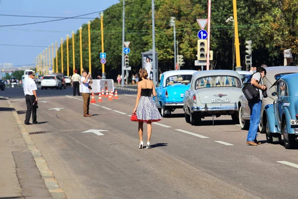 Jul 2014 Gum Autoralli Gorkyclassic Most Massive Classic Rally Country — Stock Photo, Image