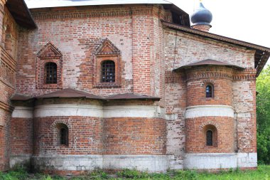 Rusya, Moskova, Krutitskaya, 13 ev. Krutitskoye Podvorye tarihi anıt, XIII yüzyıl önce bir manastır ve sonra Sarsky ve Podonsky köşkü olarak kurdu. XVII. yüzyılın mimari bir anıt.