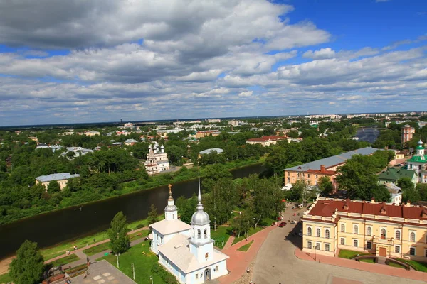 Czerwca 2000 Ancient Rosyjski Wołogda Jest Prawdziwa Turystyczna Perła Miasto — Zdjęcie stockowe