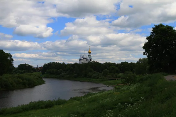 June 2000 Ancient Russian Vologda Real Tourist Pearl City Has — Stock Photo, Image