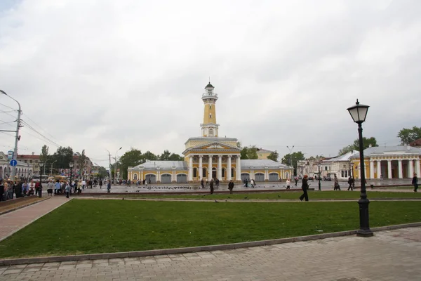 2008年5月 2009年9月 科斯特罗马 这座城市坐落在伏尔加河风景如画的河岸上 在城市的中央部分 迷人的雕刻小屋 高尚的豪宅和商船行被保存了 Ipatievsky 修道院罗曼诺夫 — 图库照片