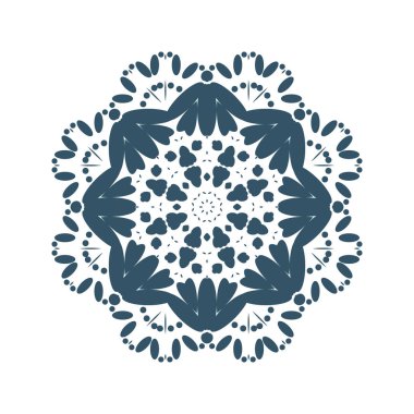 geometrik kar tanesi illüstrasyon