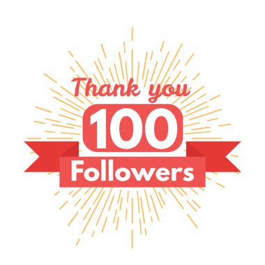 Teşekkür ederim takipçileri afiş