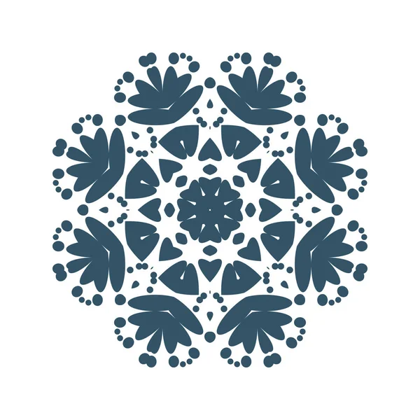 geometrik kar tanesi illüstrasyon