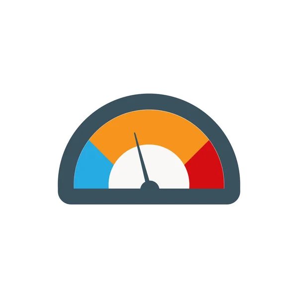 Ladegeschwindigkeitsmessgerät — Stockvektor