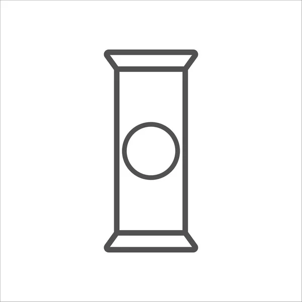 Vrouwelijke smeermiddel pictogram in vlakke stijl — Stockvector