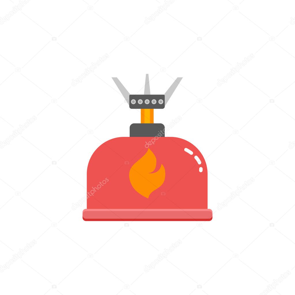 Camping stove icon