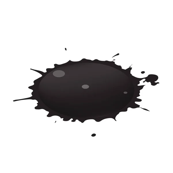 Tropfen Ölfarbe — Stockvektor
