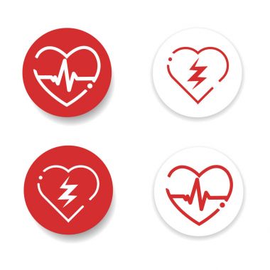 Defibrilatör Icons set