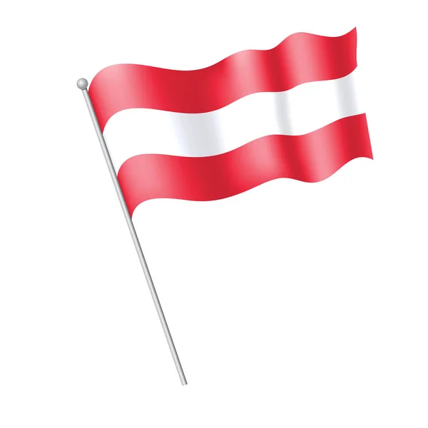 Bandera de Austria — Vector de stock