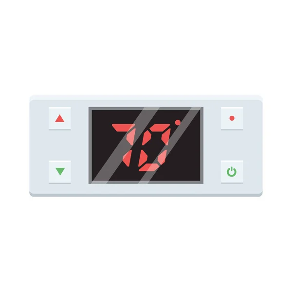 Icône thermostat électronique — Image vectorielle
