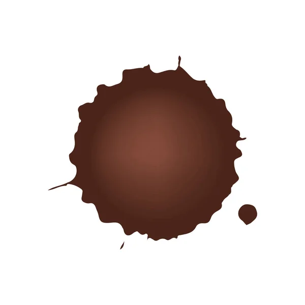 Икона шоколадного пятна — стоковый вектор