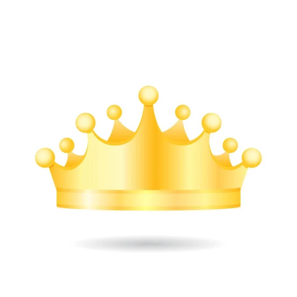 Royal Golden King Crown — Wektor stockowy