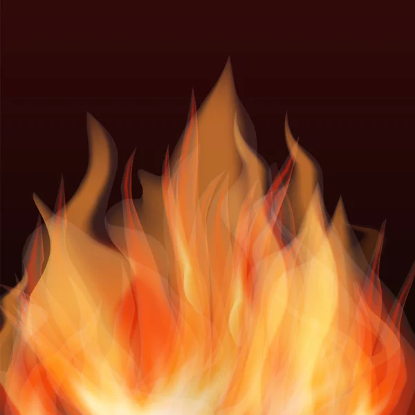 Absztrakt tűz lángja — Stock Vector