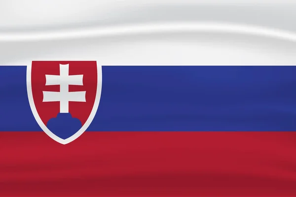 Nationalflagge der Slowakei — Stockvektor