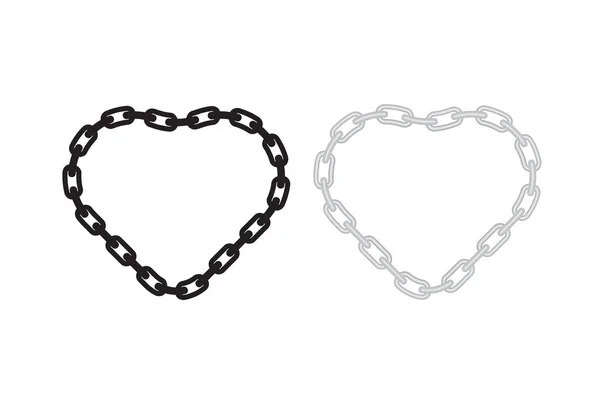 Cadres de chaîne en fer — Image vectorielle