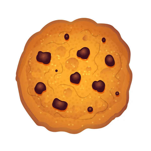 Schokolade Chips Cookie — Stockvektor