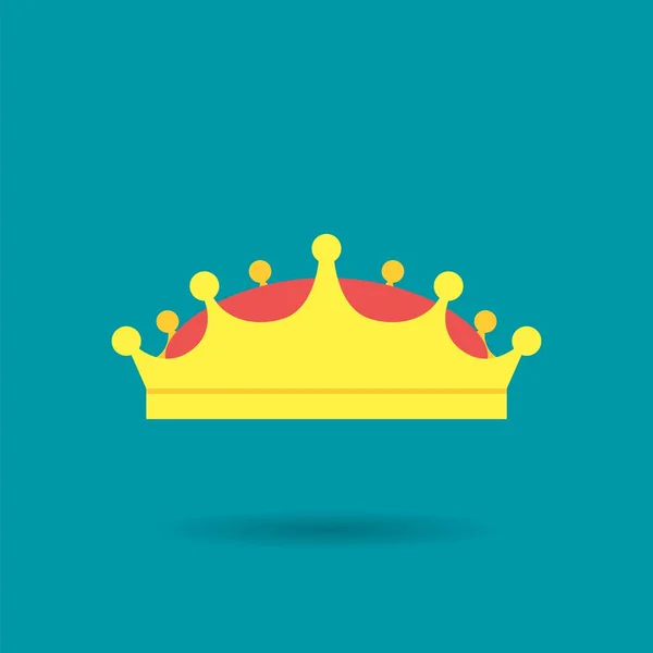 Royal Golden King Crown — Stock Vector