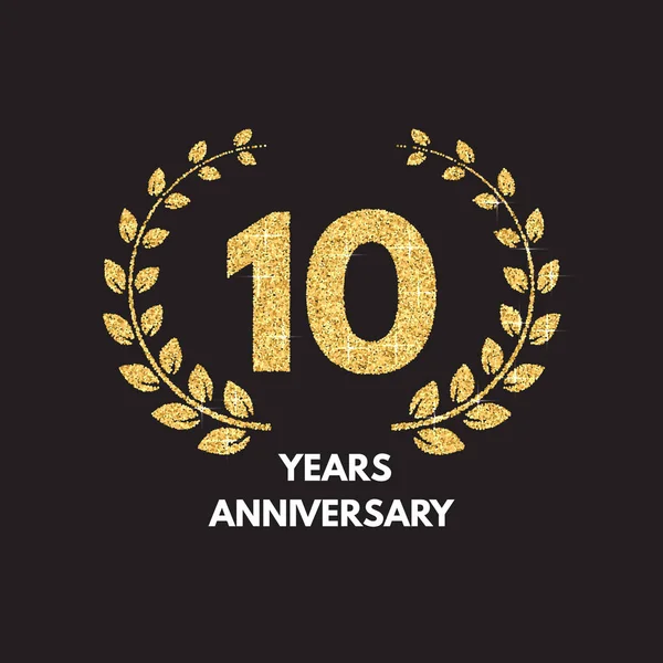 10 yıldönümü afiş şablon 