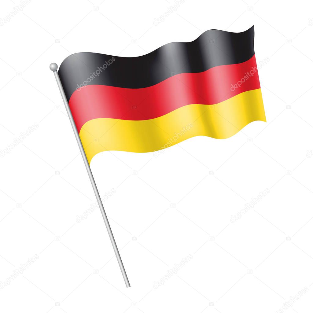 waving flag of Germany icon