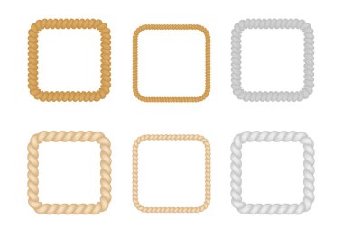 Deniz ipleri çerçeve kümesi kare