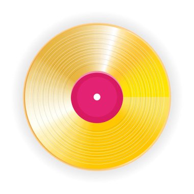 Altın vinil simgesi