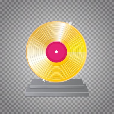Altın vinil simgesi
