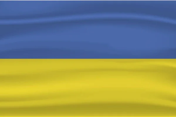 Drapeau national d'Ukraine — Image vectorielle