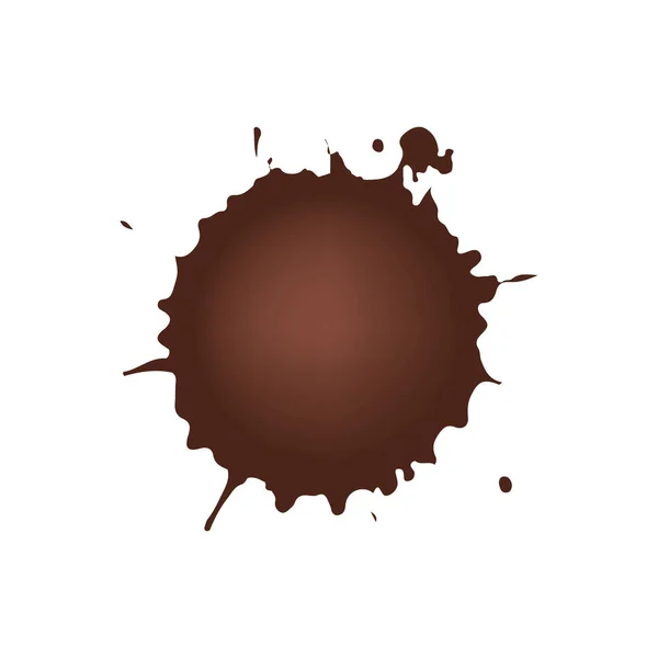 Icono de mancha de chocolate — Archivo Imágenes Vectoriales