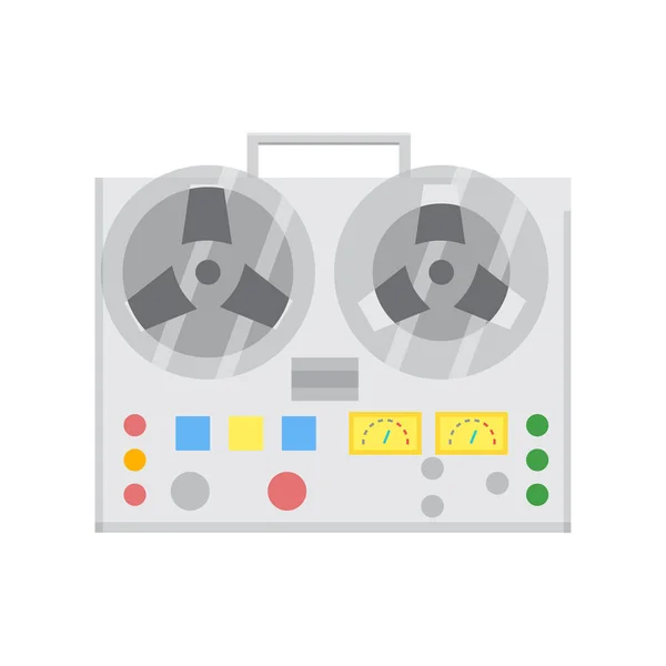 复古磁带录音机图标 — 图库矢量图片