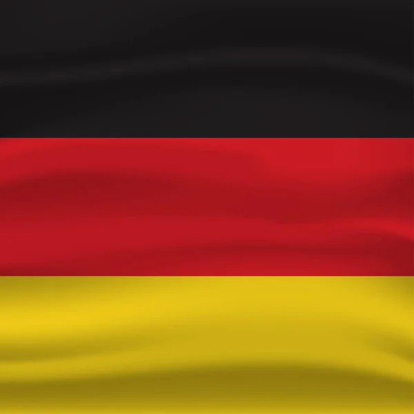 Deutschland-Flagge — Stockvektor