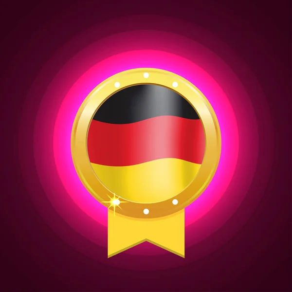 Banner hecho en Alemania — Archivo Imágenes Vectoriales