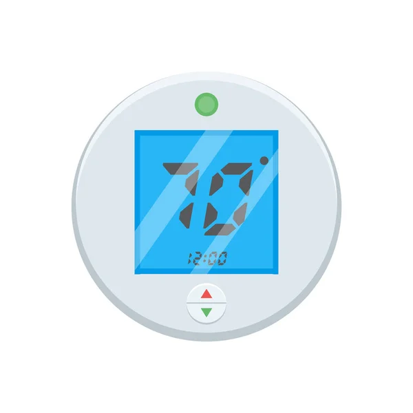Elektronický termostat ikona — Stockový vektor