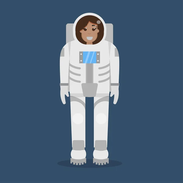 Ícone de astronauta dos desenhos animados —  Vetores de Stock