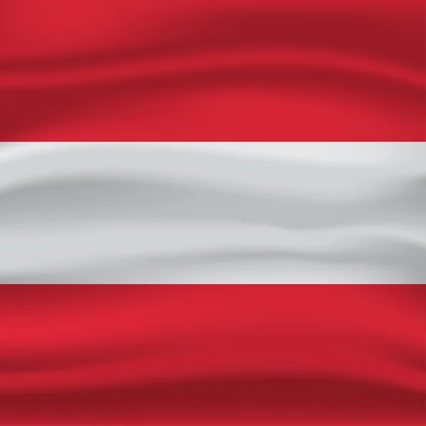 Nationalflagge von Österreich — Stockvektor