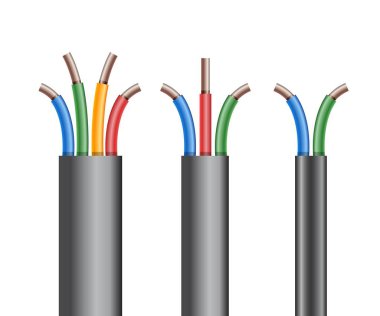 Bakır elektrik kabloları tatili