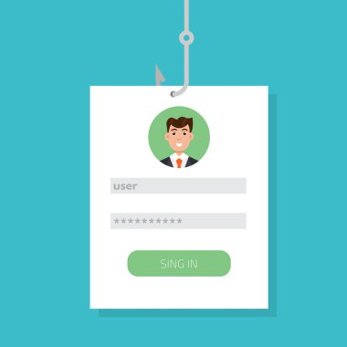 Veri kimlik avı kavramı.