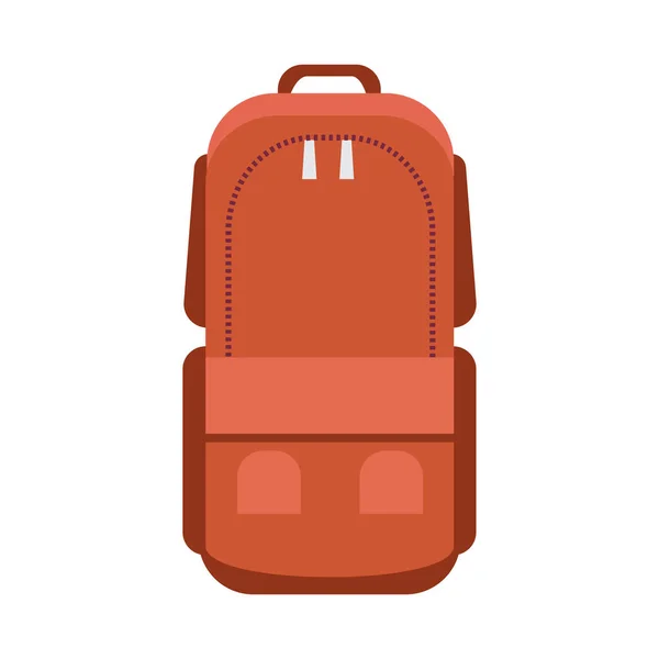 Mochila turística o bolso de excursión — Vector de stock