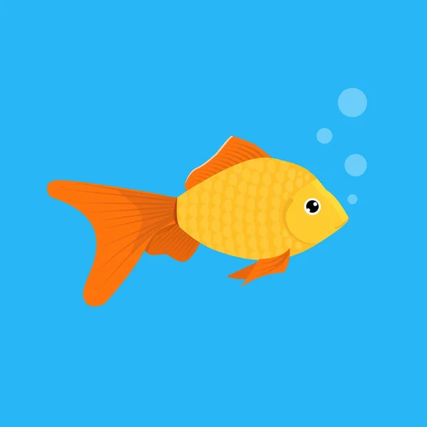 Acuario icono Goldfish . — Archivo Imágenes Vectoriales