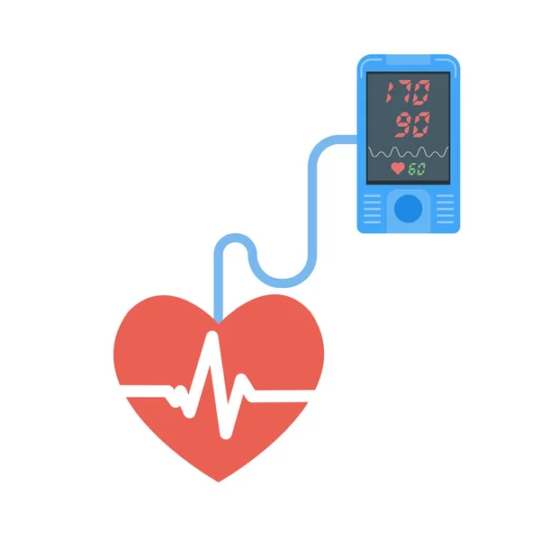 High blood pressure concept — Stock Vector