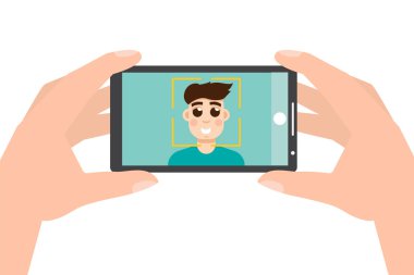 akıllı telefon tutan eller 