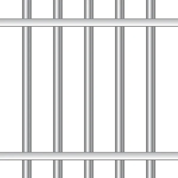 Steel prison bars — Stock Vector