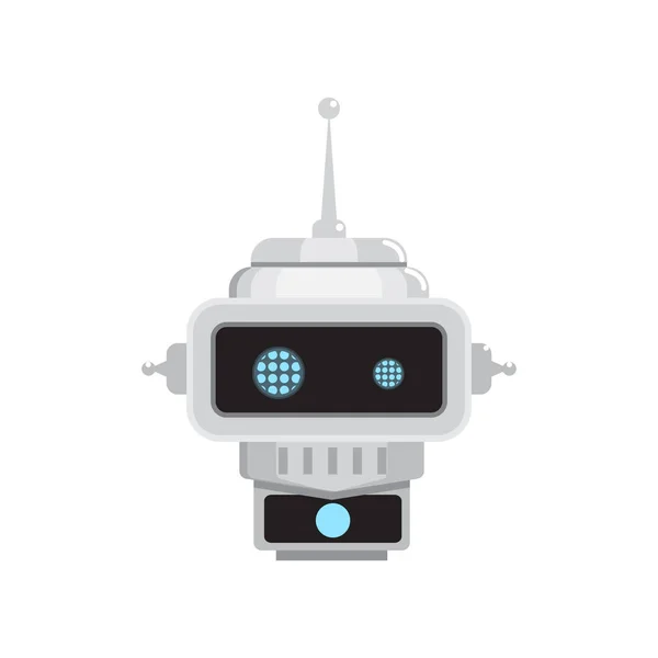 Robot känslor flat ikonen — Stock vektor