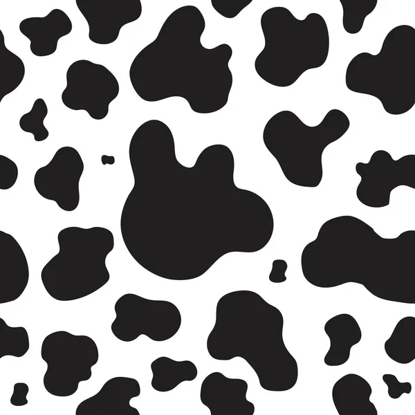 Spots Cow skin pattern — Stock Vector